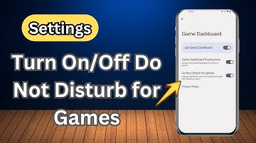 How to Turn On/Off Do Not Disturb for Games on Android