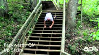 QM Backwards Up Stairs- Parkour Training and Conditioning