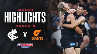 Carlton v GWS Highlights | Round 6, 2024 | AFL