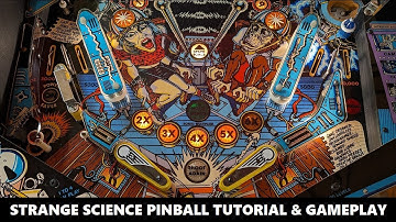 Strange Science Pinball Tutorial & Gameplay (Bally 1986)