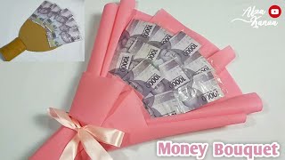 Cara Membuat Buket Uang Kertas Pakai Kardus | How To Wrapping Money Bouquet