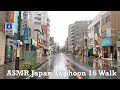 ASMR Japan Rain Walk Typhoon 16 Periphery 2021.10.1 Ambience Sound Sleep Meditate Relax Tokyo Suburb