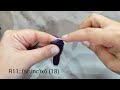 How to crochet Halloween witch doll / part 4