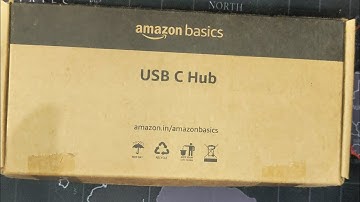 Amazon Basics USB hub 3.0 for Type-c Port,8 in 1 Adapter for pc Accessories