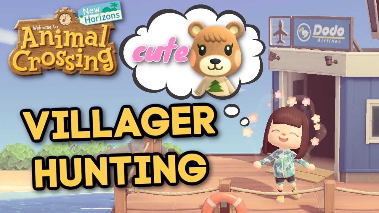 Animal Crossing CUTE VILLAGER HUNTING Looking for Stitches and Maple