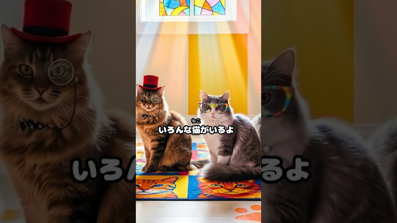 【AI MV】ショートVer.POPにしたにゃよ！雑種しか飼ったことがないヤツが作った純血種の猫の歌