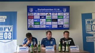 Pressekonferenz 15. Spieltag NOFV Oberliga Nordost-Süd: BFV 08 - FC An der Fahner Höhe