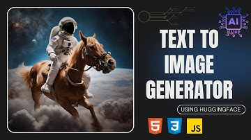 Text to Image Generator Project | HTML, CSS, JS | Using Hugging Face Models