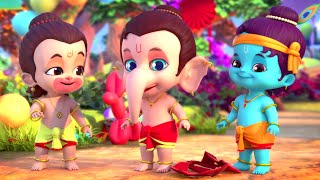 Chotu Ganesha | Tridev Hindi Rhymes | Hindi Cartoon | Rhymes In Hindi screenshot 2