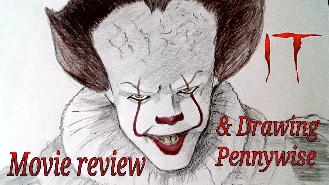 GANYACINEMAART on X: Between drawing and drawing my little #sketch IT  (2017) I love this clow #pennywise #IT #movie #HorrorMovies #drawing  #alternativemovieposter  / X