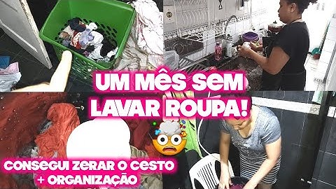 A situação fugiu do meu controle//1mês  sem lavar roupa😨  colocando tudo em ordem #motivação