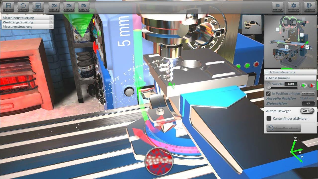 Milling Machine Simulator 3D YouTube