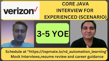 Verizon Java Interview Questions | Core Java Interview Questions