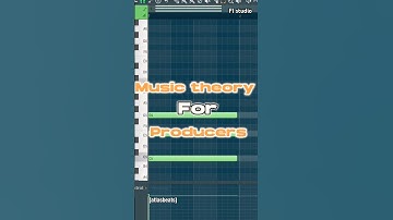Music theory for producers in fl studio pt 1 Major and minor chords #flstudio #musictheory
