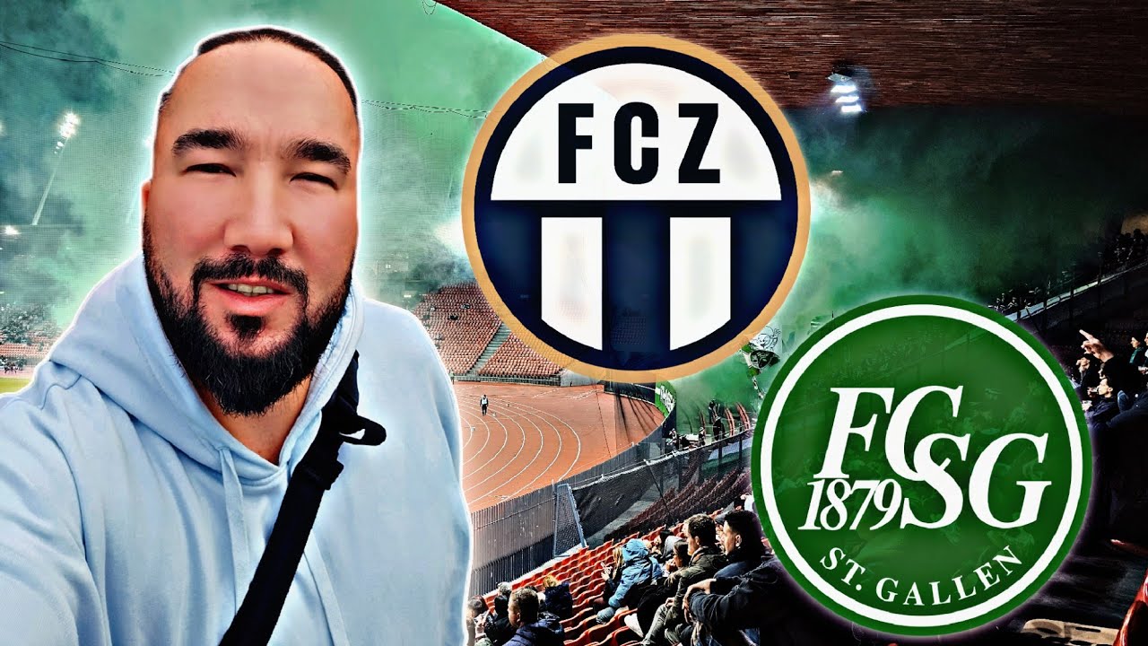 PYROSHOW A LA ST. GALLEN 🔥 FC ZÜRICH MIT COMEBACK! 😱🙈 FC Zürich vs FC St. Gallen | Stadionvlog 🏟⚽️
