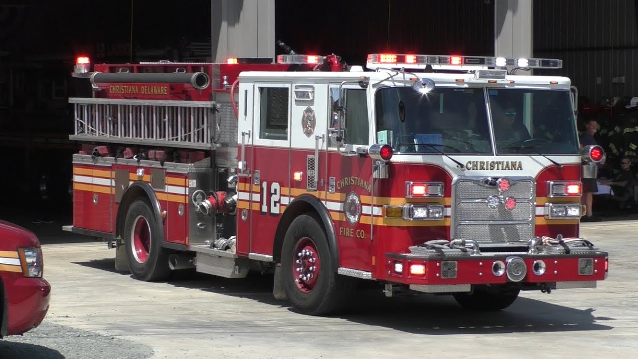 Christiana Fire Company Engine 12 Responding 7/17/19 YouTube