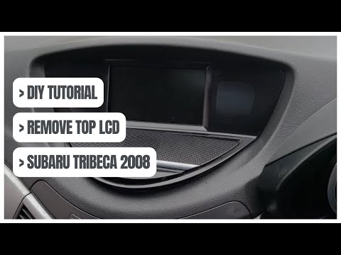 Instruction | How To Remove Top LCD Screen Subaru Tribeca 2008 (Fit 2005 - 2012)