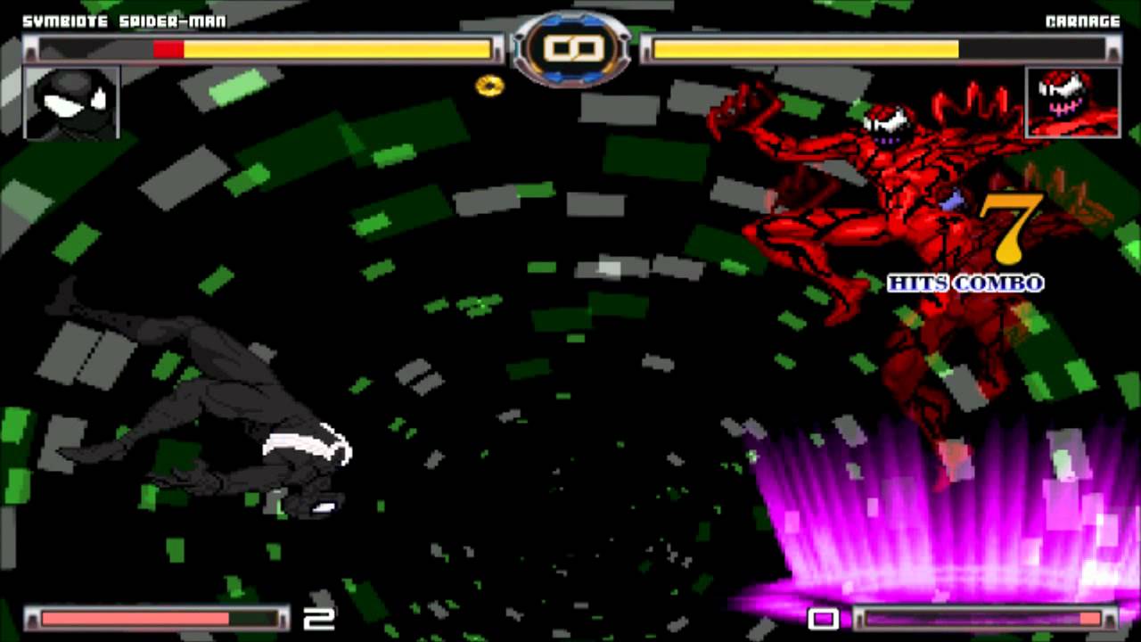 Mugen Battles - Symbiote Spiderman vs Carnage - 360gamer419
