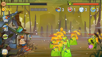 Swamp Attack Episode 5 Level 23 Slime Monster game play