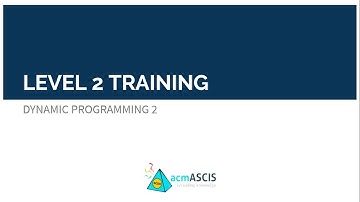 DP Session 2 (Recursive) Level 2 Training 2020