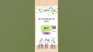 Brain Test: Tricky Puzzles Level 93 - Walktrough Solution #braintest #braintestsolution #games