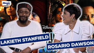 Rosario Dawson & Lakeith Stanfield On Disney's Haunted Mansion, Get Out 2 & Ahsoka