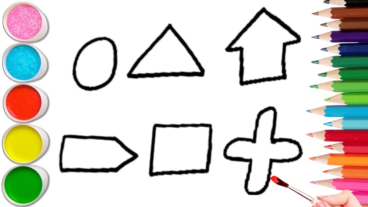 How To Draw cute Direction Drawing, Painting & Coloring For Kids and Toddlers_🌈🎨 🐋