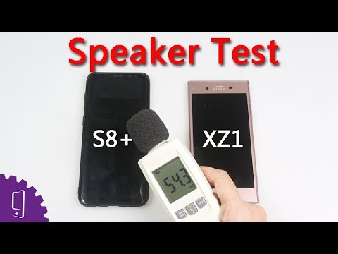Sony Xperia XZ1 vs Samsung Galaxy S8 Plus Speaker Comparison