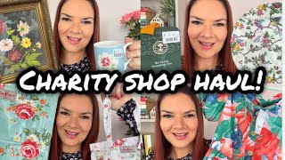 Charity Shop Haul | Thrift Haul | Neals Yard Cath Kidston | Zara | Joules | Kate McCabe