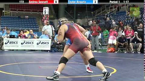 172 lbs. SF - Andrea Sennett (IL) vs. Taylor Rosar...