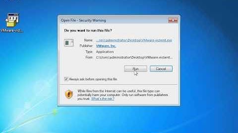 Installing the vSphere Client - vSphere 5 Training