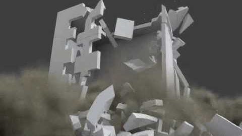 Building demolition test with Rayfire and FumeFX_test 02