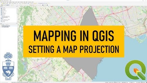 Mapping in QGIS: Setting a Map Projection