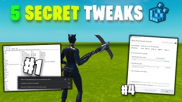 5 Hidden Tweaks for FPS Boost & 0 Delay