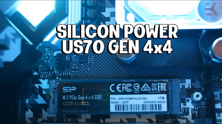 Silicon Power US70 Gen4x4 NVMe SSD - Details and benchmark!