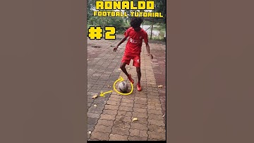 RONALDO FOOTBALL SKILL TUTORIAL ⚽ PART 2 #youtube #shorts#football #footballskills#skills #ronaldo