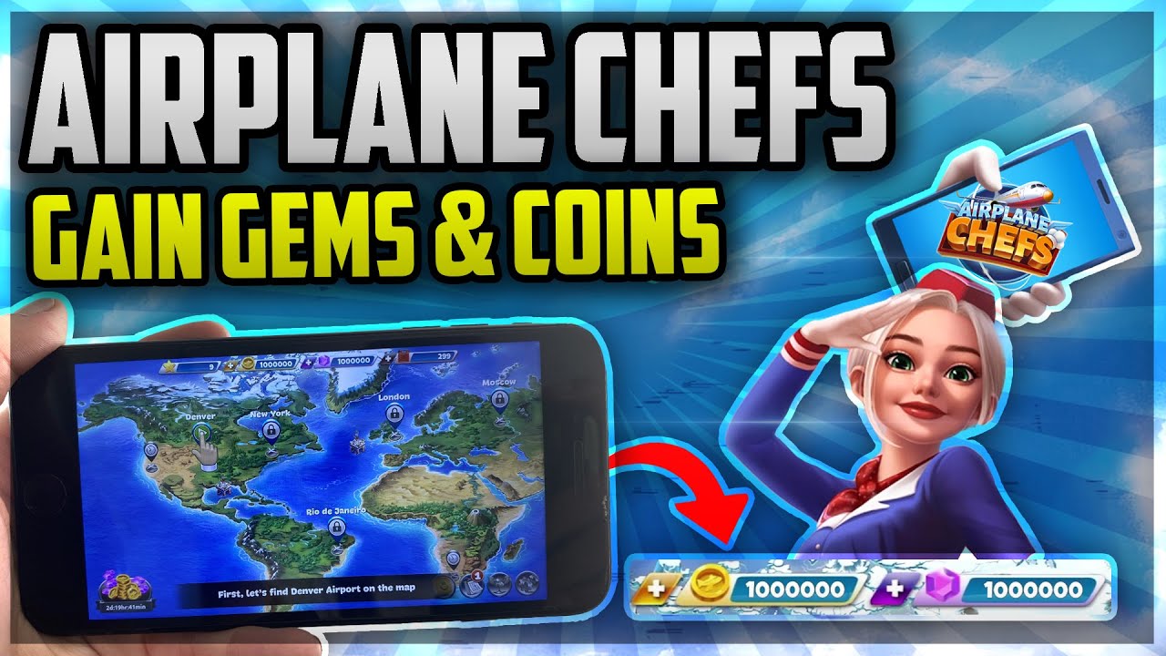 Airplane Chefs Hack (MOD APK) Get Unlimited Free Gems & Coins in