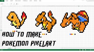 Pokemon Pixelart : Charmander, Charmeleon & Charizard (How to Draw 8-bit Pokemon)
Excel Art : Pixel Pokemon (Charmander, Charmeleon & Charizard)
Like the vibes?
Then follow us on
Facebook: https://www.facebook.com/pages/The-Great-Movement/188702447848386
Twitter: https://twitter.com/GreatMovement
Check out my second channel:
https://www.youtube.com/channel/UCJlEJE3_jZykGKdVnBUr-hw?sub_confirmation=1
For more:
https://bit.ly/3mmVDyn
For other projects
Reverbnation: https://www.reverbnation.com/thegreatmovement
Bandcamp: https://thegreatmovement.bandcamp.com/
Instagram: @forever_sleeper
Snapchat: GreatMovement
Bonus link
If youre in NZL and interested in buying second-hand equipment (and other stuff)
TradeMe: http://www.trademe.co.nz/Members/Listings.aspx?member=4860396
And lastly, if you have any requests
-Send message via any of the above links
-Comment the request on this video
-Or message LSS directly at www.facebook.com/LolliSupaStar Pokemon Pixelart : Charmander, Charmeleon & Charizard (How to Draw 8-bit Pokemon)