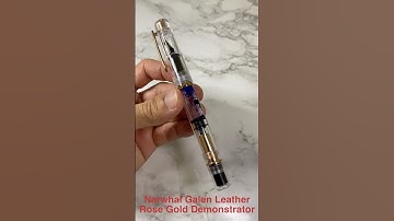 Narwhal Galen Leather Rose Gold Demonstrator Quick Review #shorts