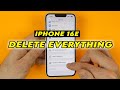 iPhone 16e : How to Delete Everything &amp; Reset