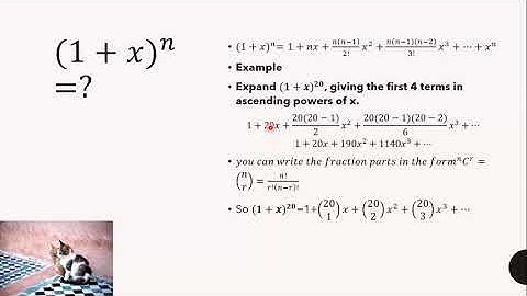 AQA A-Level Maths- Binomial Expansions