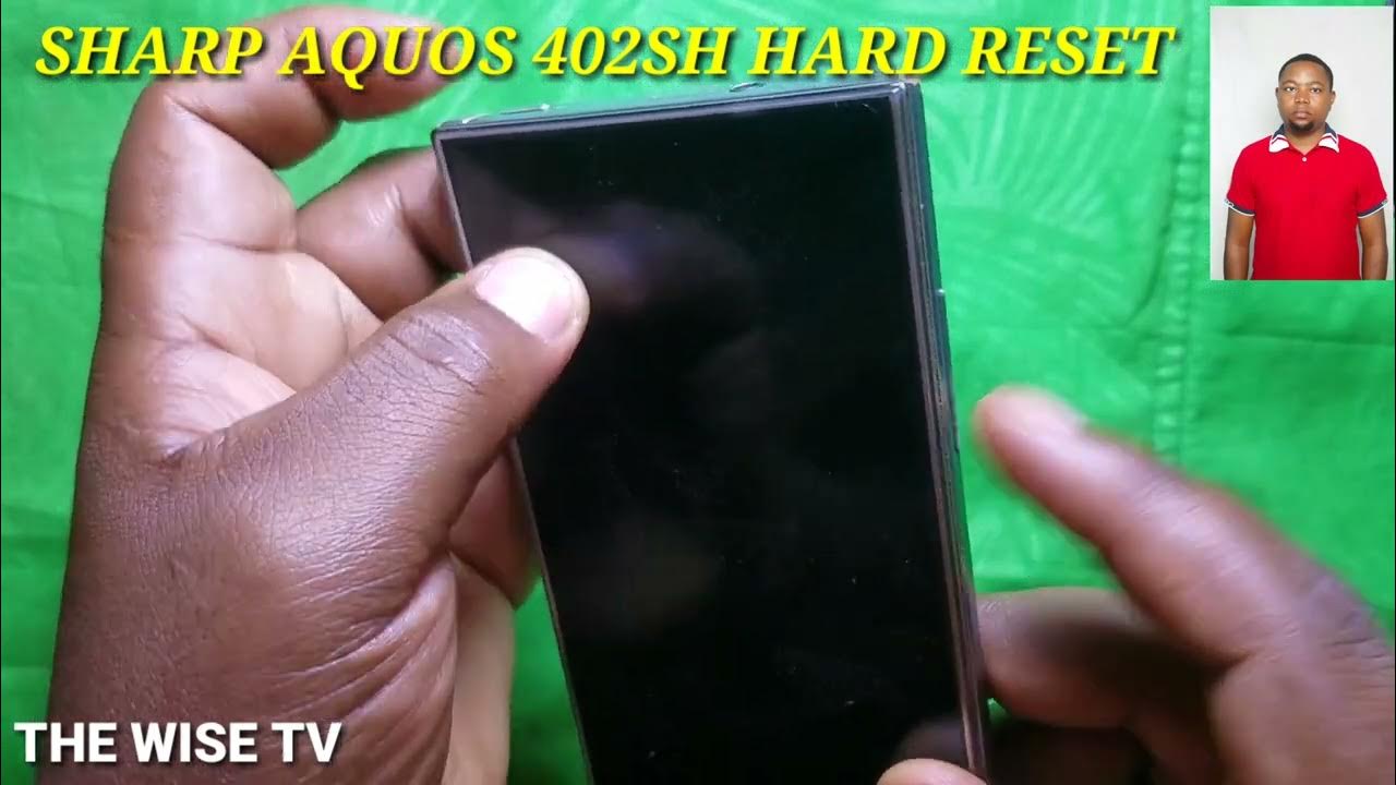 SHARP AQUOS 402SH HARD RESET ALL SHARP PATTERN, PIN OR
