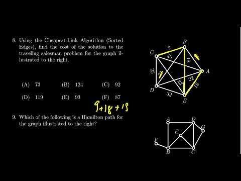 Math 1030, Exam 1 - Question 8 (Cheapest Link)