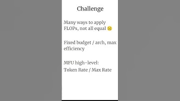 Flash LLMs: MFU