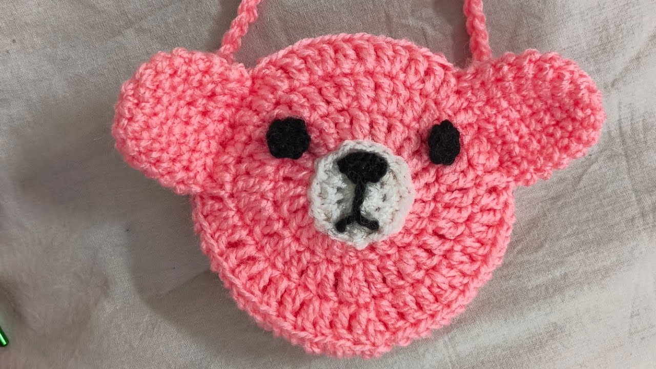 Crochet this teddy handbag for your princess/टैडी हैंडबैग क्रोशिया से बनाएं अपनी बिटिया रानी के लिए