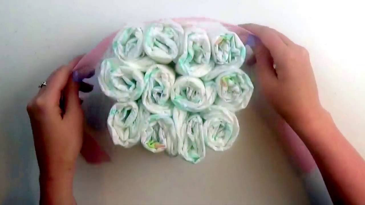 Bow Genius Diaper Cupcake Baby Shower Centerpiece Diy Youtube Bow Genius Diaper Cupcake Baby Shower Centerpiece Diy Youtube
