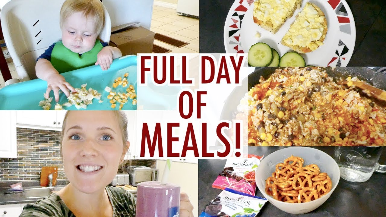 FULL DAY OF FOOD #4! | HEALTHY MEAL IDEAS FOR LARGE FAMILY! - YouTube
