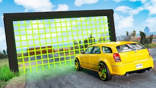 Vehicles vs Laser Trap - Beamng drive
