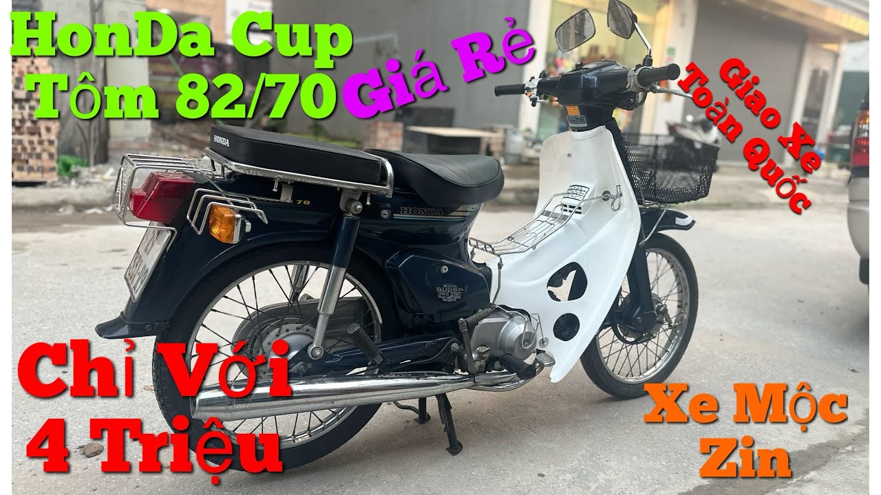 Xe máy cũ giá rẻ HonDa Cup 82/70 Siêu Đẹp,Mộc Zin.Chỉ Với 4 Triệu Miễn Phí Ship Toàn Quốc.