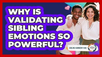 Why Is Validating Sibling Emotions So Powerful? - Sibling Harmony Hub